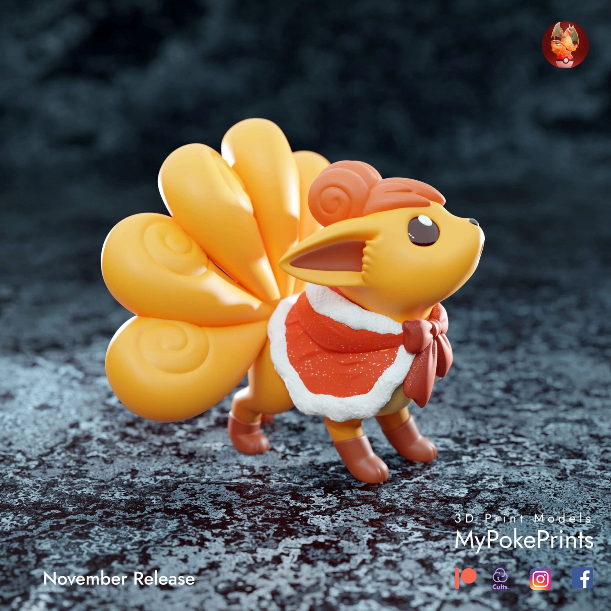 Red Volpex Vulpix Navidad – Don Pipo